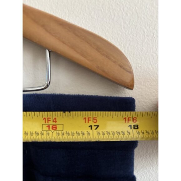 J. Crew Factory 90s Y2K Cropped Jogger Pants Midnight Blue Velour Women's XL - Picture 5 of 9